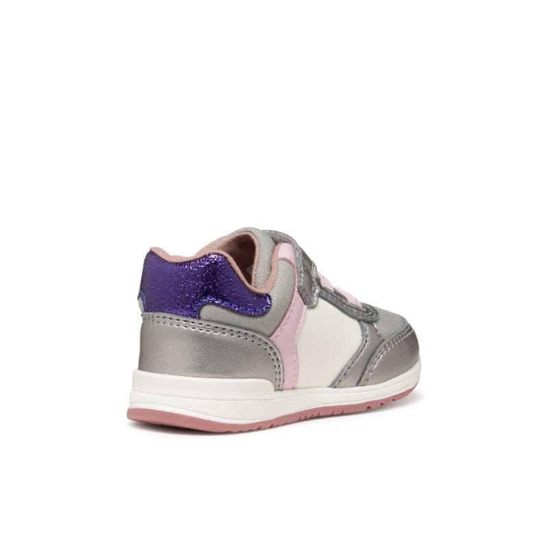 Geox Kids Geox Infants Girls Silver B Rishon Sneakers -  B560LA