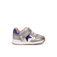 Geox Kids Geox Infants Girls Silver B Rishon Sneakers -  B560LA