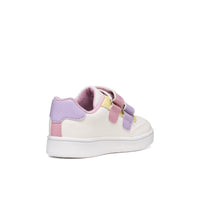 Geox Kids Geox Infants Girls White Double Strap Eclyper Sneakers - B665MA