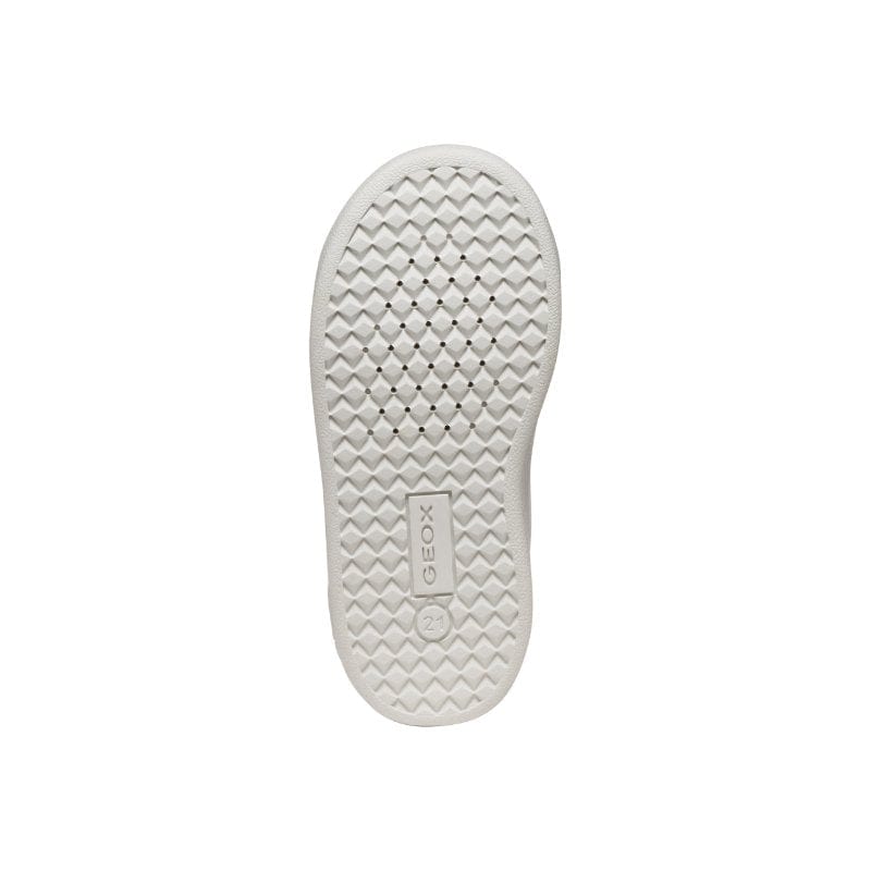 Geox Kids Geox Infants Girls White Double Straps Eclyper Sneakers - B365MA