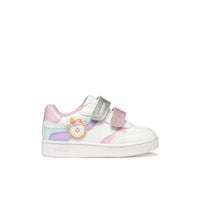 Geox Kids Geox Infants Girls White Riptape Closure Eclyper Sneakers -  B655MB