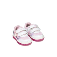 Geox Kids Geox Infants Girls White Riptape Closure Lightyloo with Lights Sneakers -  B6561A