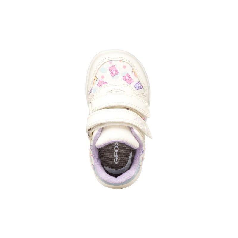Geox Kids Geox Infants Girls White with Straps Zapito Sneakers - B556DA