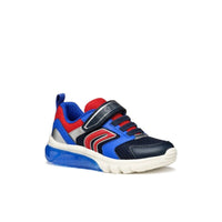 Geox Kids Geox Junior Blue Ciberdron Boys Shoes With Lights J45LBC