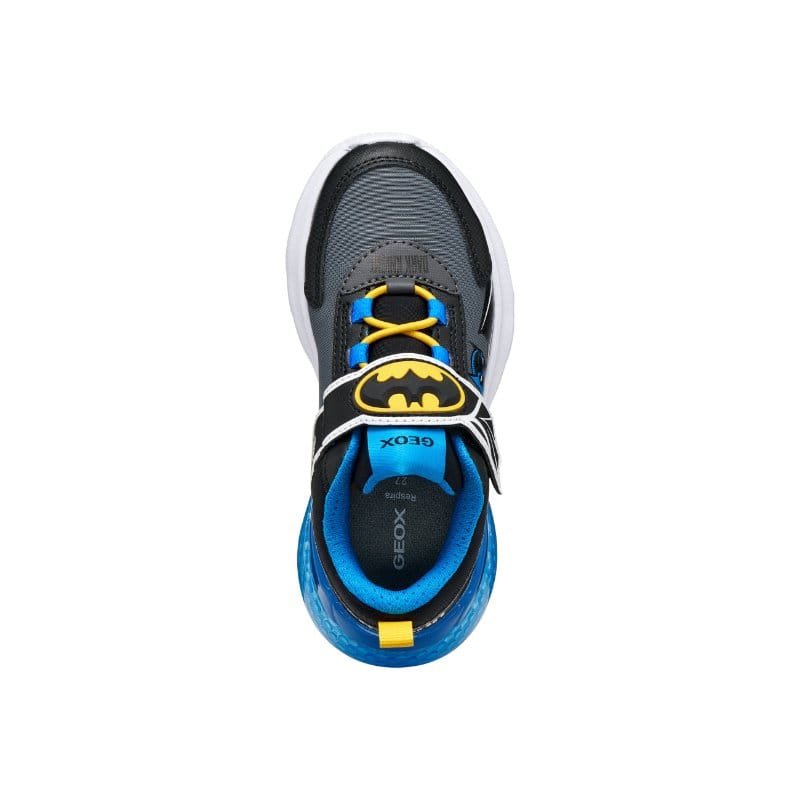Geox Kids Geox Junior Boys Black Batman Activart Illuminus Sneakers - J66LYA