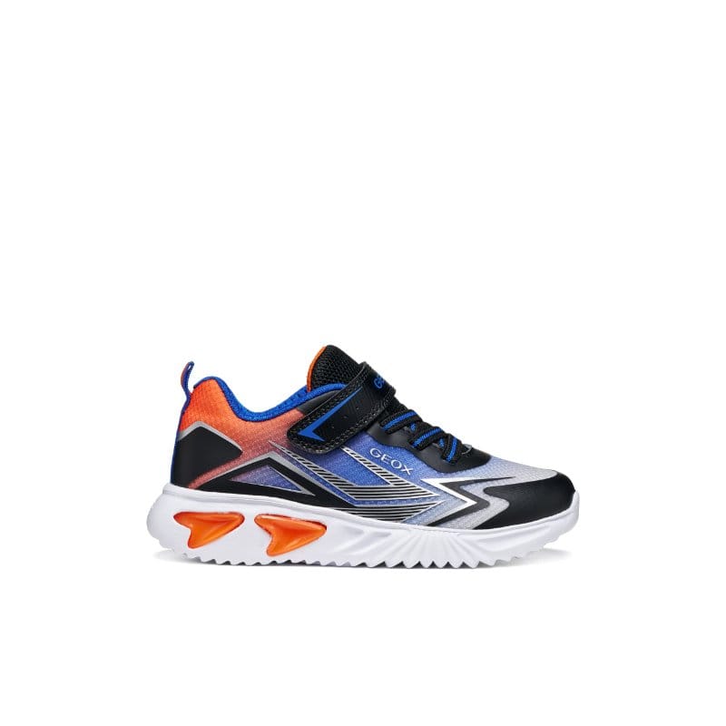 Geox Kids Geox Junior Boys Black Lights Up Sole Assister Sneakers - J66DZB