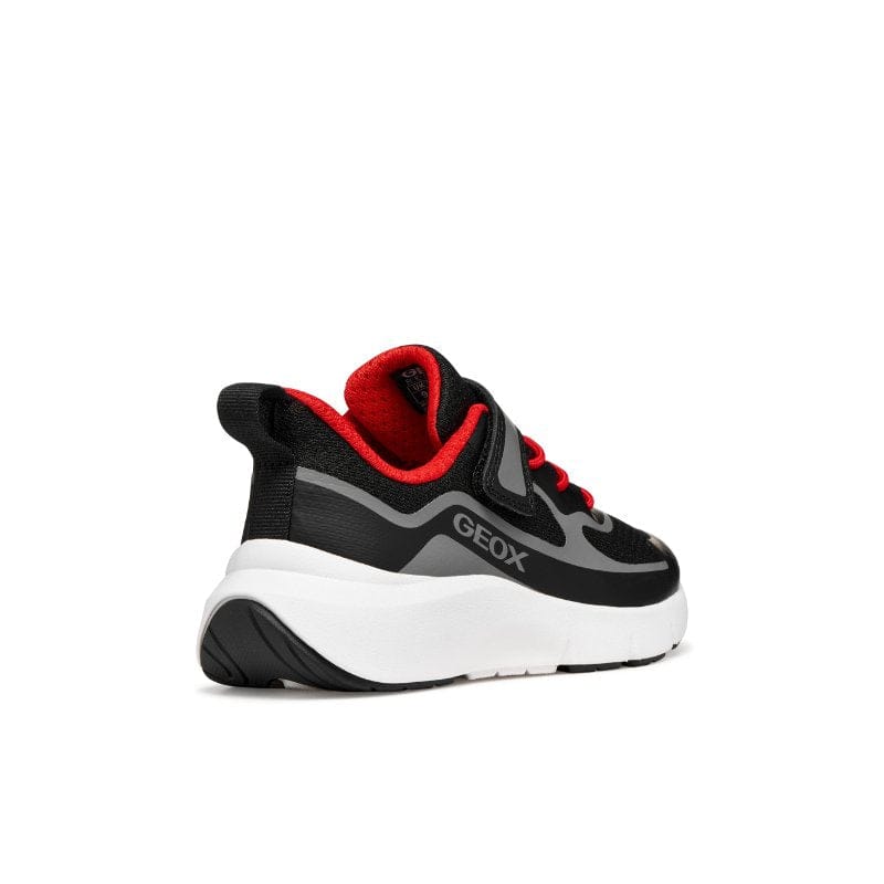 Geox Kids Geox Junior Boys Black Low Top Pro Ran Sneakers - J65P7F