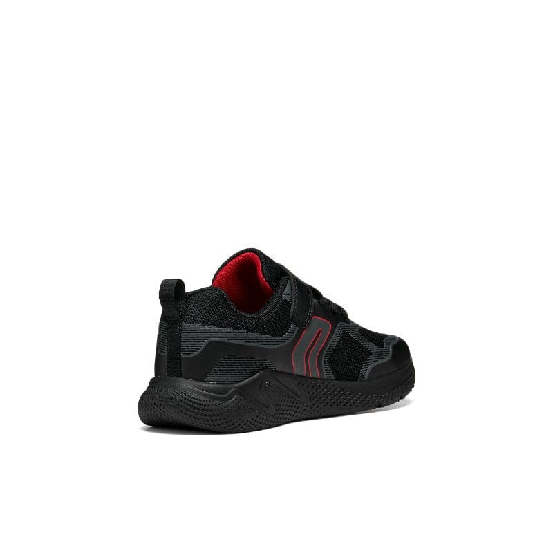 Geox Kids Geox Junior Boys Black Low Top Sprintye Sneakers - J66GBD