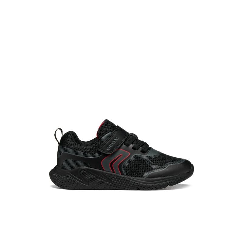 Geox Kids Geox Junior Boys Black Low Top Sprintye Sneakers - J66GBD