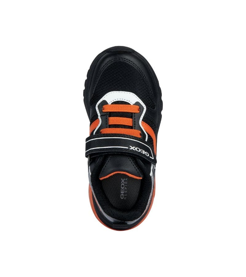 Geox Kids Geox Junior Boys Black Runners J36LBC