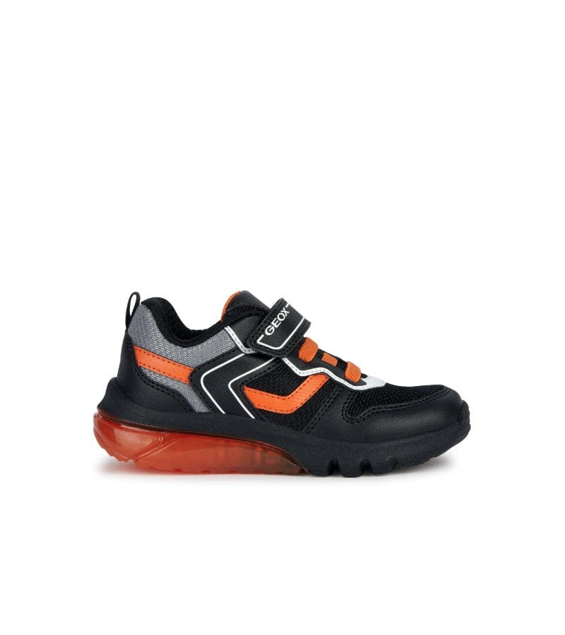 Geox Kids Geox Junior Boys Black Runners J36LBC