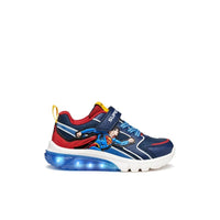 Geox Kids Geox Junior Boys Blue Ciberdron Superman Sneakers -  J56LBD
