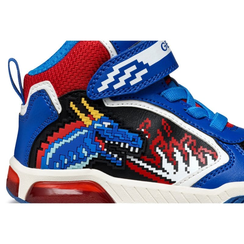 Geox Kids Geox Junior Boys Blue Inek With Lights Sneakers - J569CA