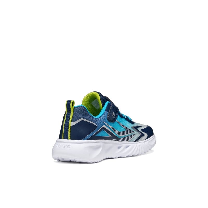 Geox Kids Geox Junior Boys Blue Lights Up Sole Assister Sneakers - J66DZB