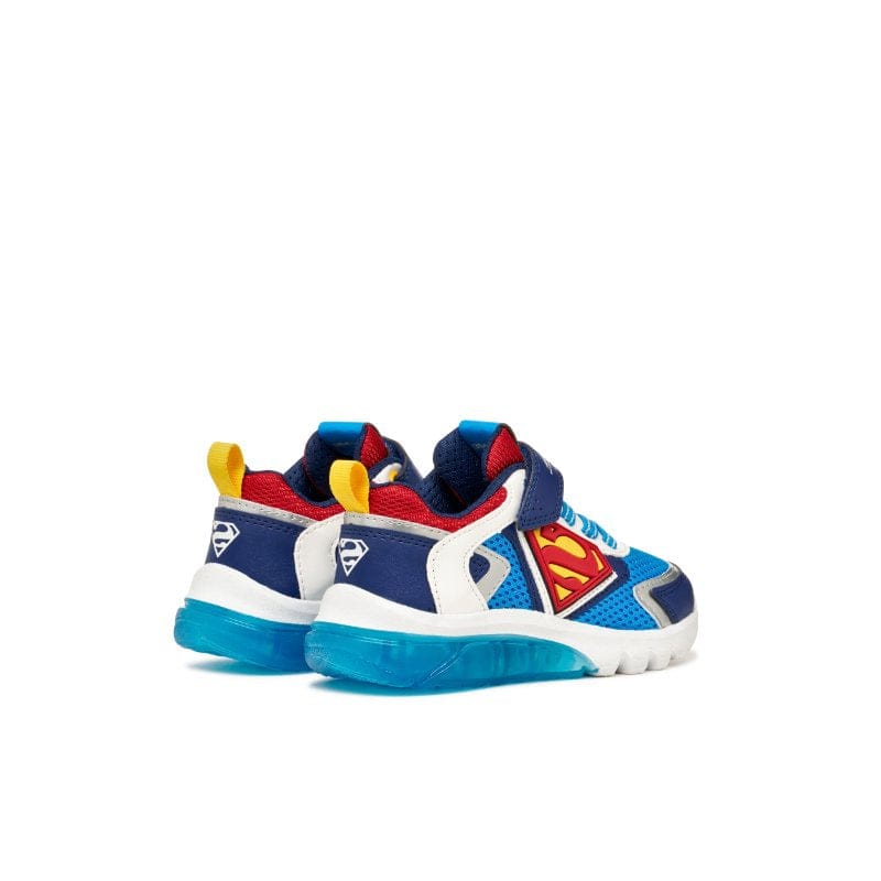 Geox Kids Geox Junior Boys Blue Superman Ciberdron Sneakers - J65LBB