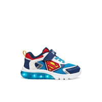 Geox Kids Geox Junior Boys Blue Superman Ciberdron Sneakers - J65LBB