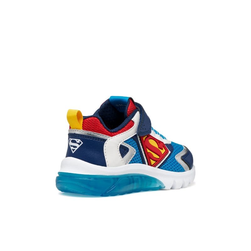 Geox Kids Geox Junior Boys Blue Superman Ciberdron Sneakers - J65LBB