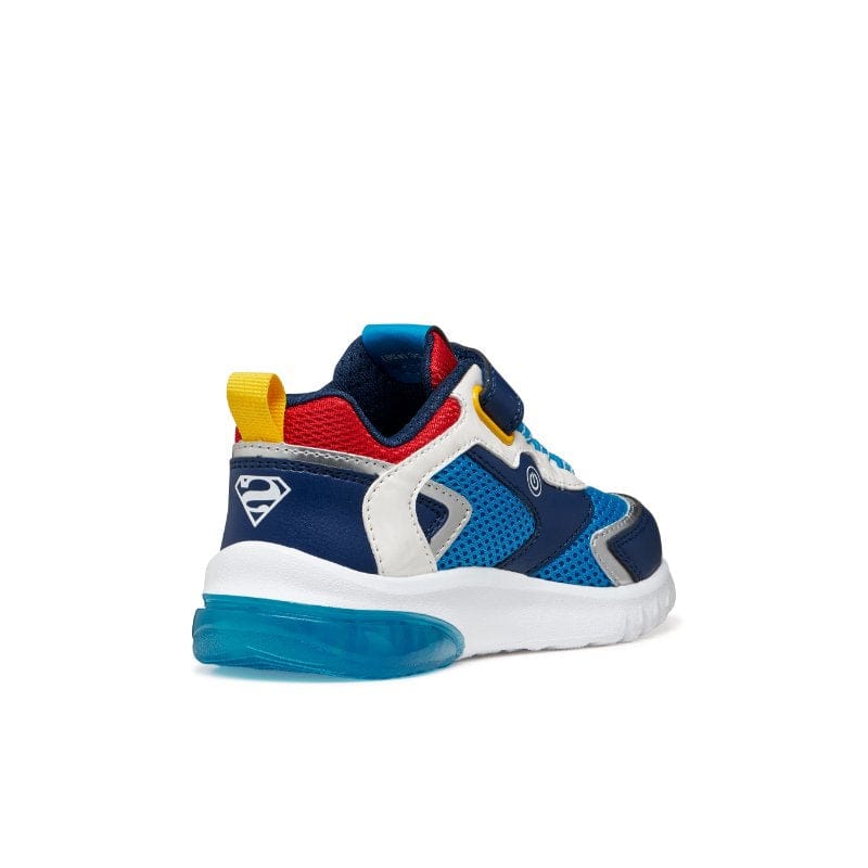 Geox Kids Geox Junior Boys Blue Superman Ciberdron Sneakers - J65LBB