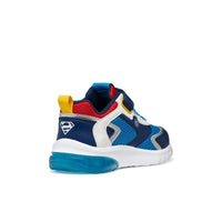 Geox Kids Geox Junior Boys Blue Superman Ciberdron Sneakers - J65LBB