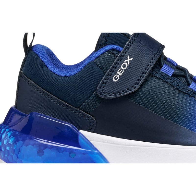 Geox Kids Geox Junior Boys Navy Activart Illuminus Lights Sneakers - J56LYA