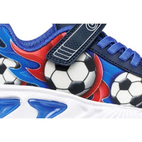 Geox Kids Geox Junior Boys Navy Lights Up Sole Assister Sneakers - J45DZB