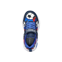 Geox Kids Geox Junior Boys Navy Lights Up Sole Assister Sneakers - J45DZB