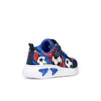 Geox Kids Geox Junior Boys Navy Lights Up Sole Assister Sneakers - J45DZB