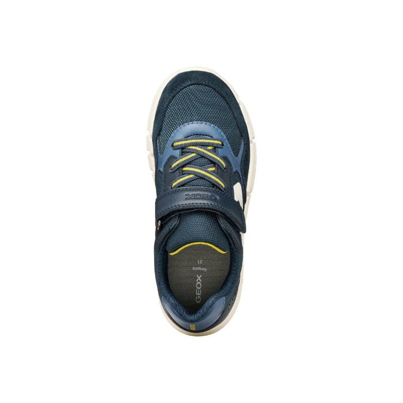 Geox Kids Geox Junior Boys Navy Low Top Flexyper Sneakers - J459BB