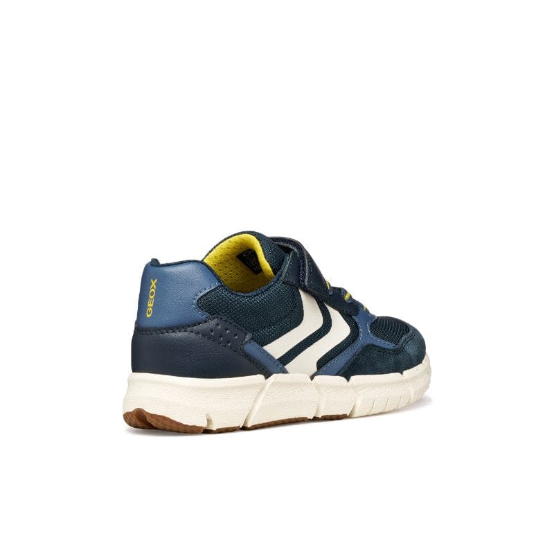 Geox Kids Geox Junior Boys Navy Low Top Flexyper Sneakers - J459BB