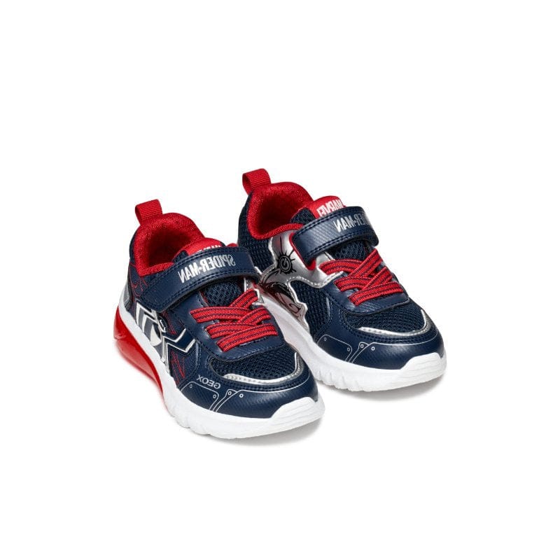 Geox Kids Geox Junior Boys Navy Spider Man Ciberdron Sneakers - J65LBC