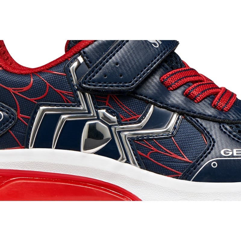 Geox Kids Geox Junior Boys Navy Spider Man Ciberdron Sneakers - J65LBC