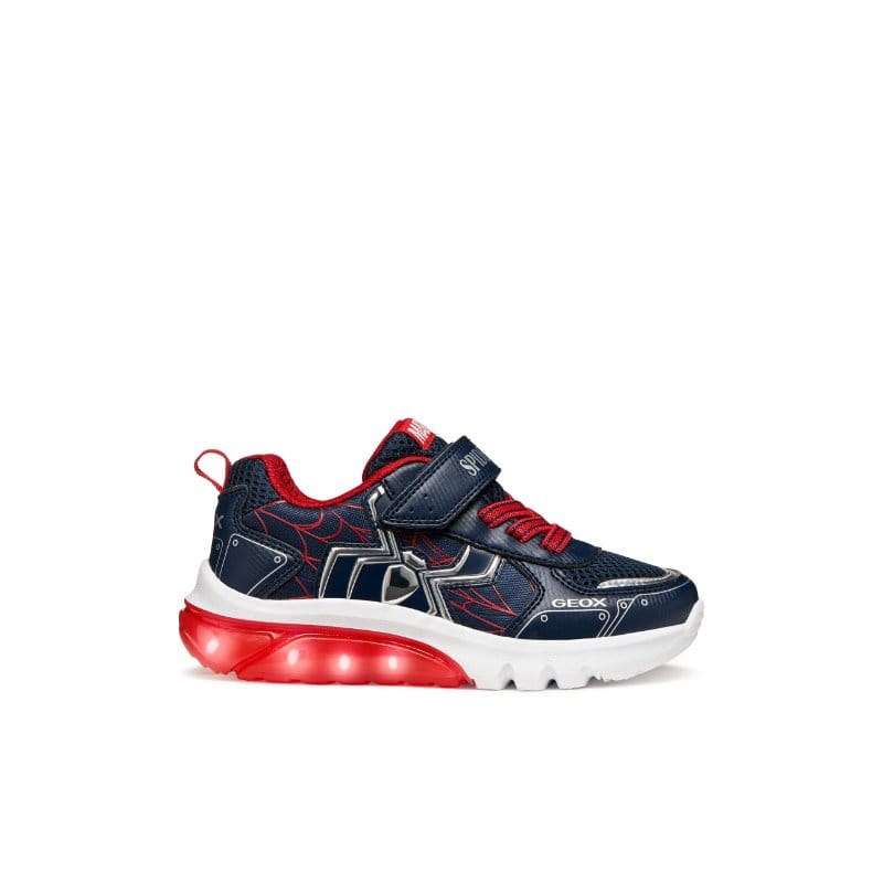 Geox Kids Geox Junior Boys Navy Spider Man Ciberdron Sneakers - J65LBC
