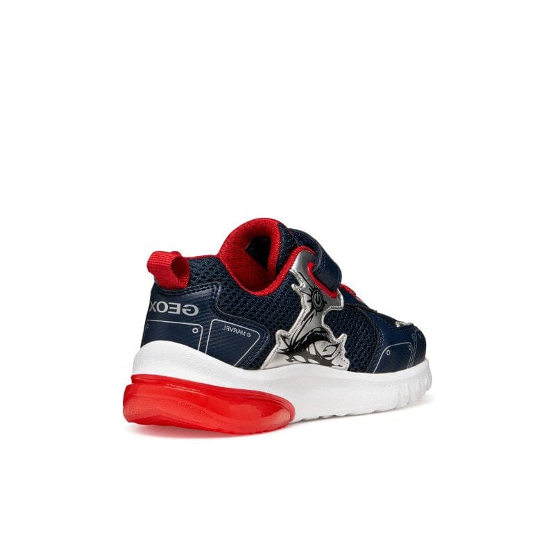 Geox Kids Geox Junior Boys Navy Spider Man Ciberdron Sneakers - J65LBC