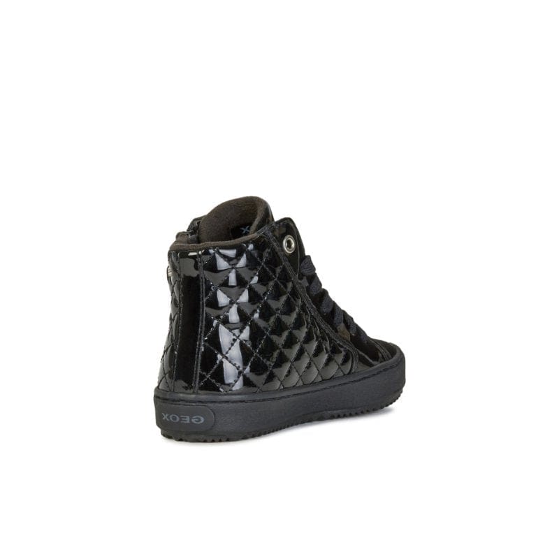 Geox Kids Geox Junior Girl Black Kalispera High Top Sneakers - J944GD