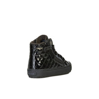 Geox Kids Geox Junior Girl Black Kalispera High Top Sneakers - J944GD