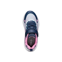 Geox Kids Geox Junior Girl Blue Velcro Strap Sprintye Sneakers - J66FWB