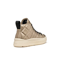 Geox Kids Geox Junior Girl Gold Laquinny High Top Sneakers - J56M3F
