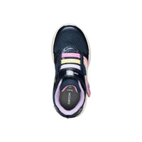 Geox Kids Geox Junior Girl Navy Fadinlight With Lights Sneakers - J55M4A