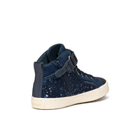 Geox Kids Geox Junior Girl Navy Kalispera High Top Sneakers - J744GI