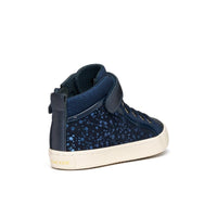Geox Kids Geox Junior Girl Navy Kalispera High Top Sneakers - J744GI
