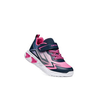 Geox Kids Geox Junior Girl Navy Lights Up Sole Assister Sneakers - J66E9B