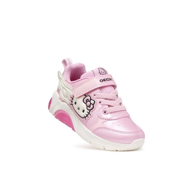 Geox Kids Geox Junior Girl Pink Hello Kitty Fadinlight Sneakers - J66M4C