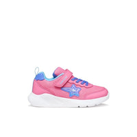 Geox Kids Geox Junior Girl Pink Riptape Closure Canvas Sprintye Sneakers - J55FWA
