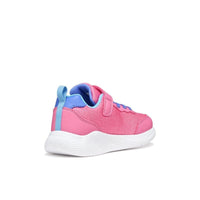 Geox Kids Geox Junior Girl Pink Riptape Closure Canvas Sprintye Sneakers - J55FWA