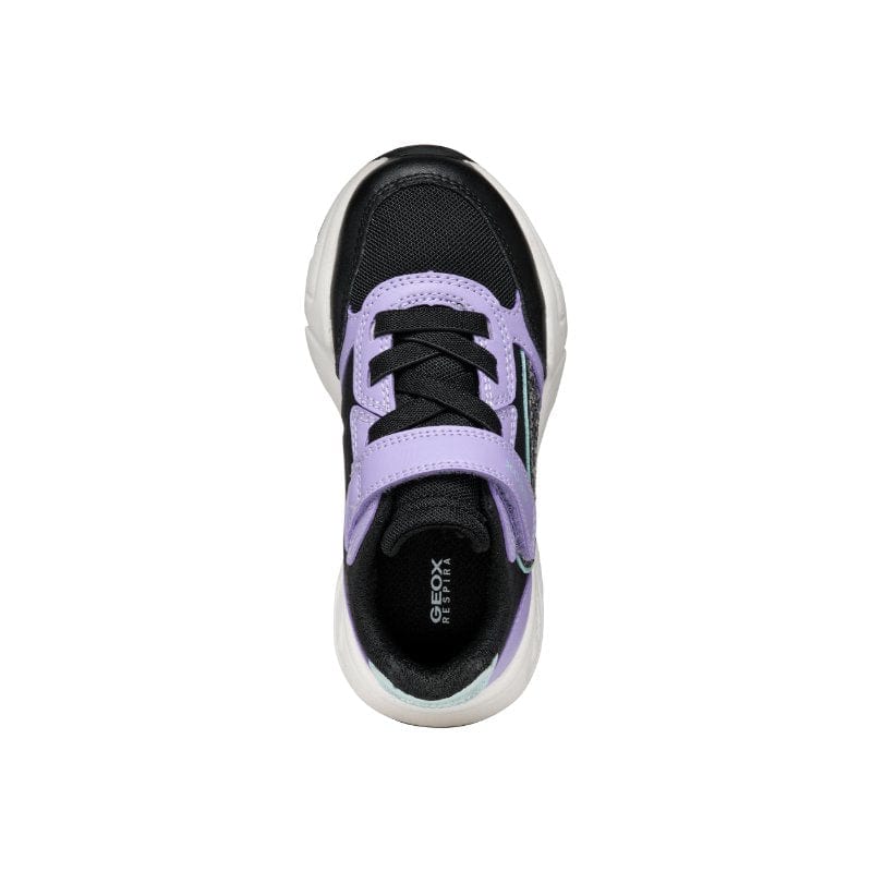 Geox Kids Geox Junior Girl Purple Glittery Loftus Sneakers - J46M2A