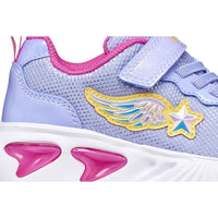 Geox Kids Geox Junior Girl Purple Lights Up Sole Assister Sneakers - J55E9B