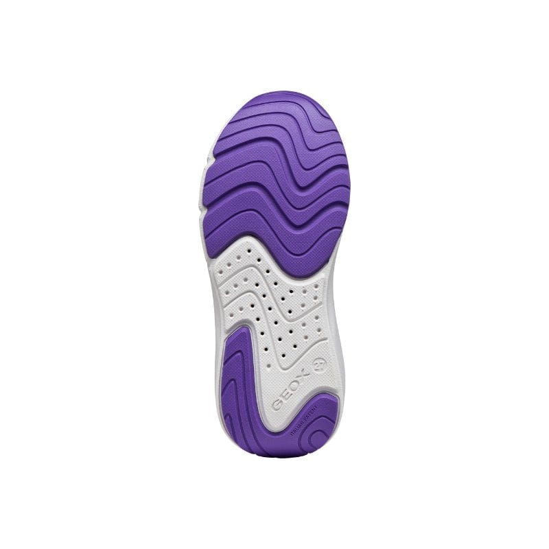 Geox Kids Geox Junior Girl Purple Low Top Single Riptape Pro Ran Sneakers - J65PAC