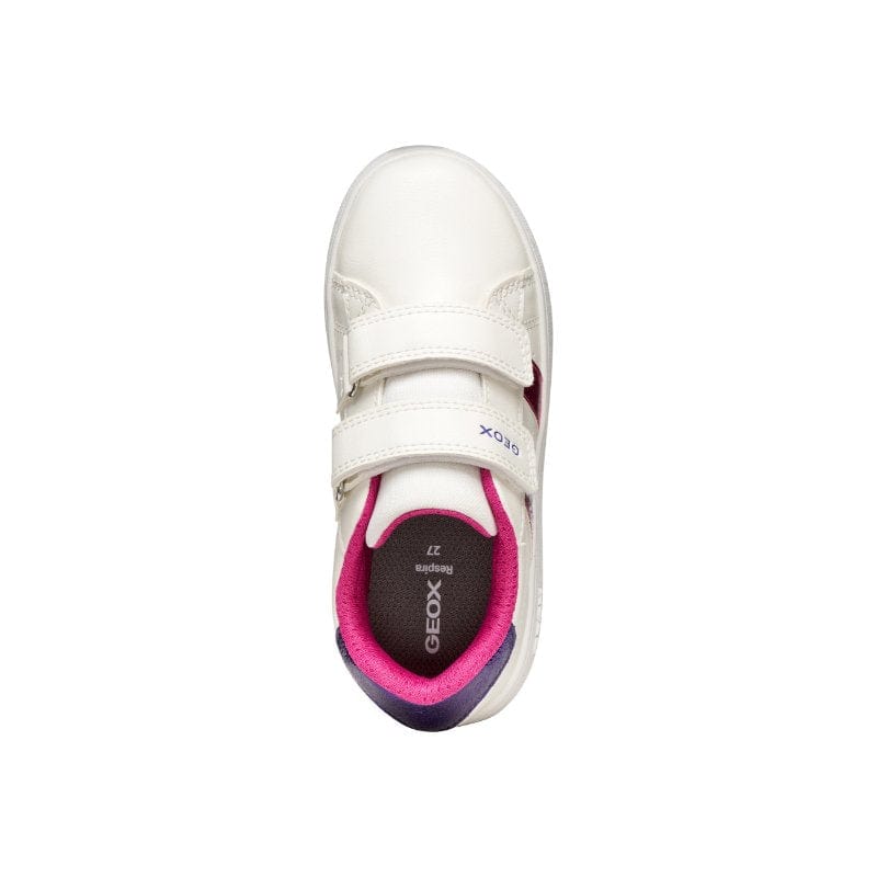 Geox Kids Geox Junior Girl White J Eclyper Sneakers - J45LRA