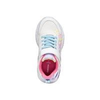 Geox Kids Geox Junior Girl White Lights Up Sole Assister Sneakers - J65E9B