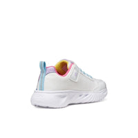 Geox Kids Geox Junior Girl White Lights Up Sole Assister Sneakers - J65E9B